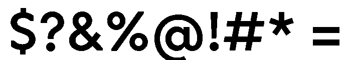 OPSAndEver Medium Font OTHER CHARS