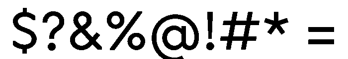 OPSAndEver Regular Font OTHER CHARS