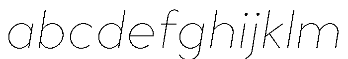 OPSAndEver ThinItalic FONT