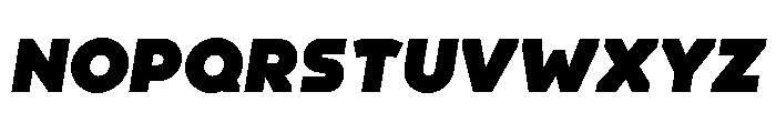 OPSAndEverUltra Italic Font UPPERCASE