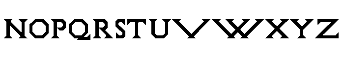 OPSCapitalisBrutalis Regular Font UPPERCASE