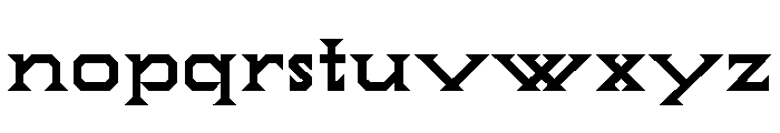 OPSCapitalisBrutalis Regular Font LOWERCASE