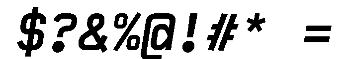 OPSCubic BoldItalic Font OTHER CHARS