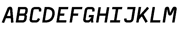 OPSCubic BoldItalic Font UPPERCASE