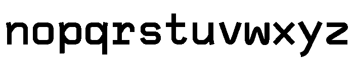 OPSCubic Bold Font LOWERCASE