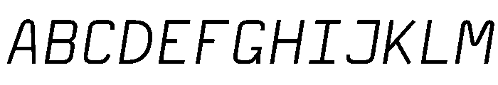 OPSCubic Italic Font UPPERCASE