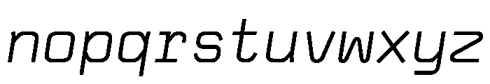 OPSCubic Italic Font LOWERCASE