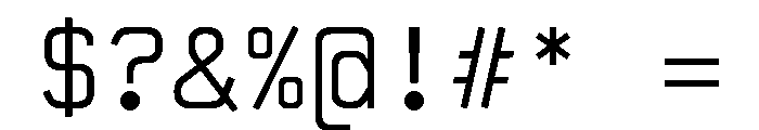 OPSCubic Regular Font OTHER CHARS