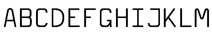 OPSCubic Regular Font UPPERCASE