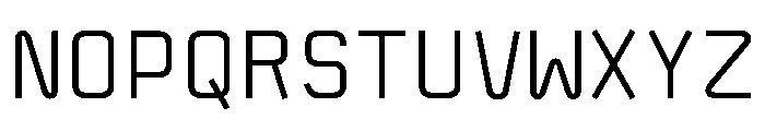 OPSCubic Regular Font UPPERCASE