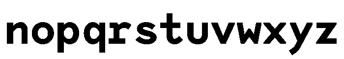 OPSFavorite Bold Font LOWERCASE