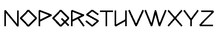 OPSGrotesko Regular Font UPPERCASE