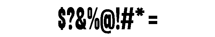 OPSNoiseAbroad Regular Font OTHER CHARS