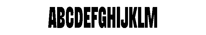 OPSNoiseAbroad Regular Font UPPERCASE