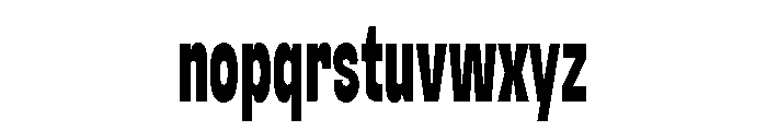 OPSNoiseAbroad Regular Font LOWERCASE