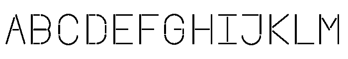 OPSPastPerfect Regular Font UPPERCASE