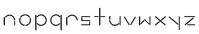 OPSPastPerfect Regular Font LOWERCASE