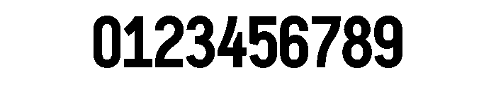 OPSPlacard Bold Font OTHER CHARS