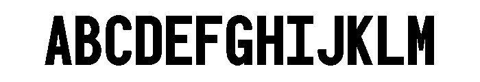 OPSPlacard Bold Font UPPERCASE