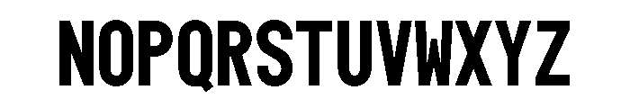 OPSPlacard Bold Font UPPERCASE