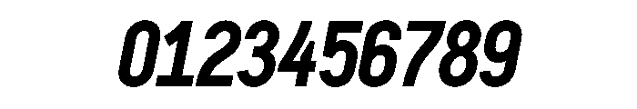 OPSPlacard BoldItalic Font OTHER CHARS