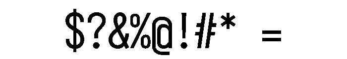 OPSPlacard Regular Font OTHER CHARS