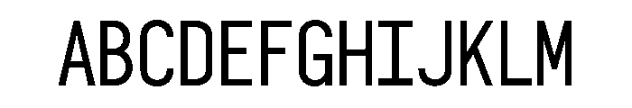 OPSPlacard Regular Font UPPERCASE