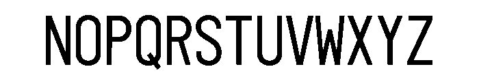 OPSPlacard Regular Font UPPERCASE