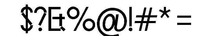 OPSRestructionalText Cranked Font OTHER CHARS