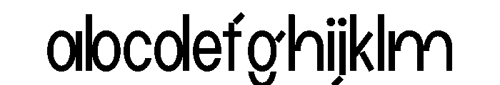 OPSRestructionalText Cranked FONT