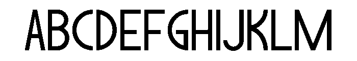 OPSRestructionalText Regular Font UPPERCASE