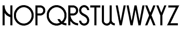 OPSRestructionalText Regular Font UPPERCASE