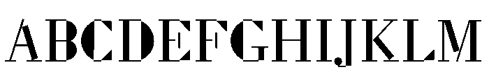 OPSUsedFuture Regular Font UPPERCASE