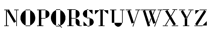 OPSUsedFuture Regular Font UPPERCASE