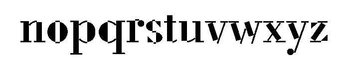 OPSUsedFuture Regular Font LOWERCASE