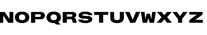 OpenInto 1000Black Instance Font UPPERCASE