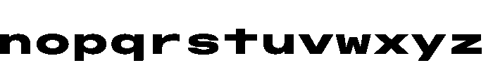 OpenInto 1000Black Instance Font LOWERCASE