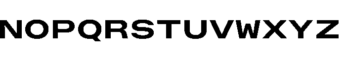 OpenInto 1000Bold Instance Font UPPERCASE