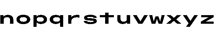 OpenInto 1000Bold Instance Font LOWERCASE