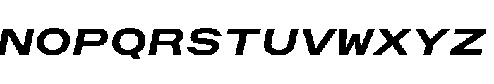 OpenInto 1000BoldItalic Instance Font UPPERCASE