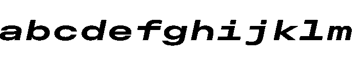 OpenInto 1000BoldItalic Instance FONT