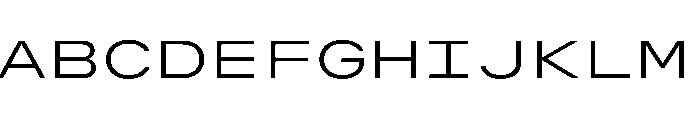 OpenInto 1000Light Instance Font UPPERCASE