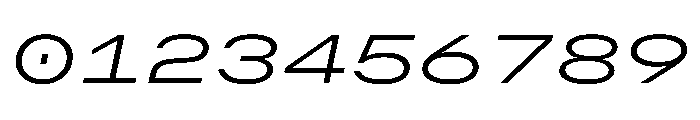 OpenInto 1000LightItalic Instance Font OTHER CHARS