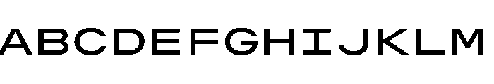 OpenInto 1000Regular Instance Font UPPERCASE