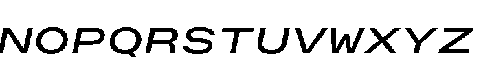 OpenInto 1000RegularItalic Instance Font UPPERCASE