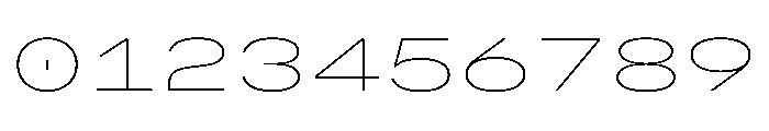 OpenInto 1000Thin Instance Font OTHER CHARS