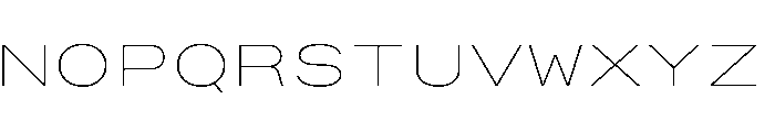 OpenInto 1000Thin Instance Font UPPERCASE
