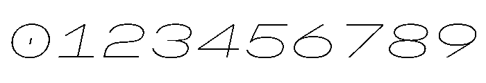 OpenInto 1000ThinItalic Instance Font OTHER CHARS