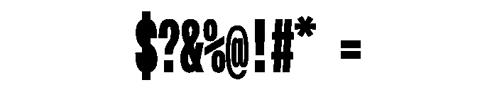 OpenInto 300Black Instance Font OTHER CHARS