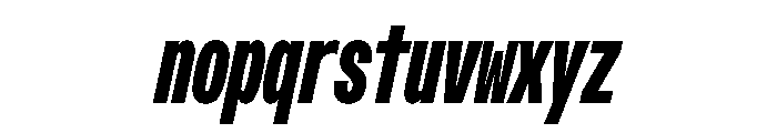OpenInto 300BlackItalic Instance Font LOWERCASE